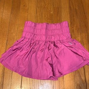 Free People FP Movement The Way Home skort XS NWOT PINK
